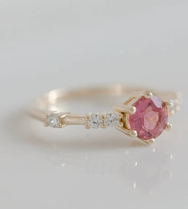 Pink Tourmaline Ring - Fine Jewelry Collection
