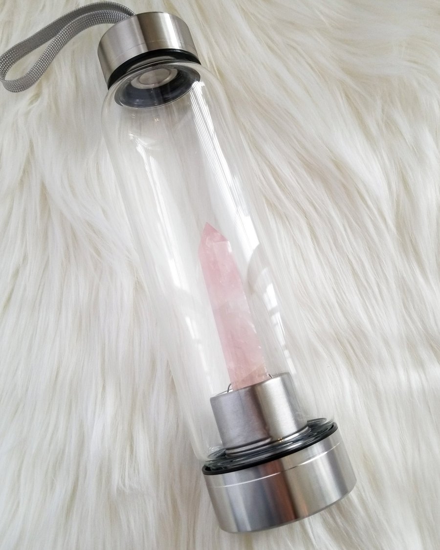 Drinkware + Crystal Water Bottles
