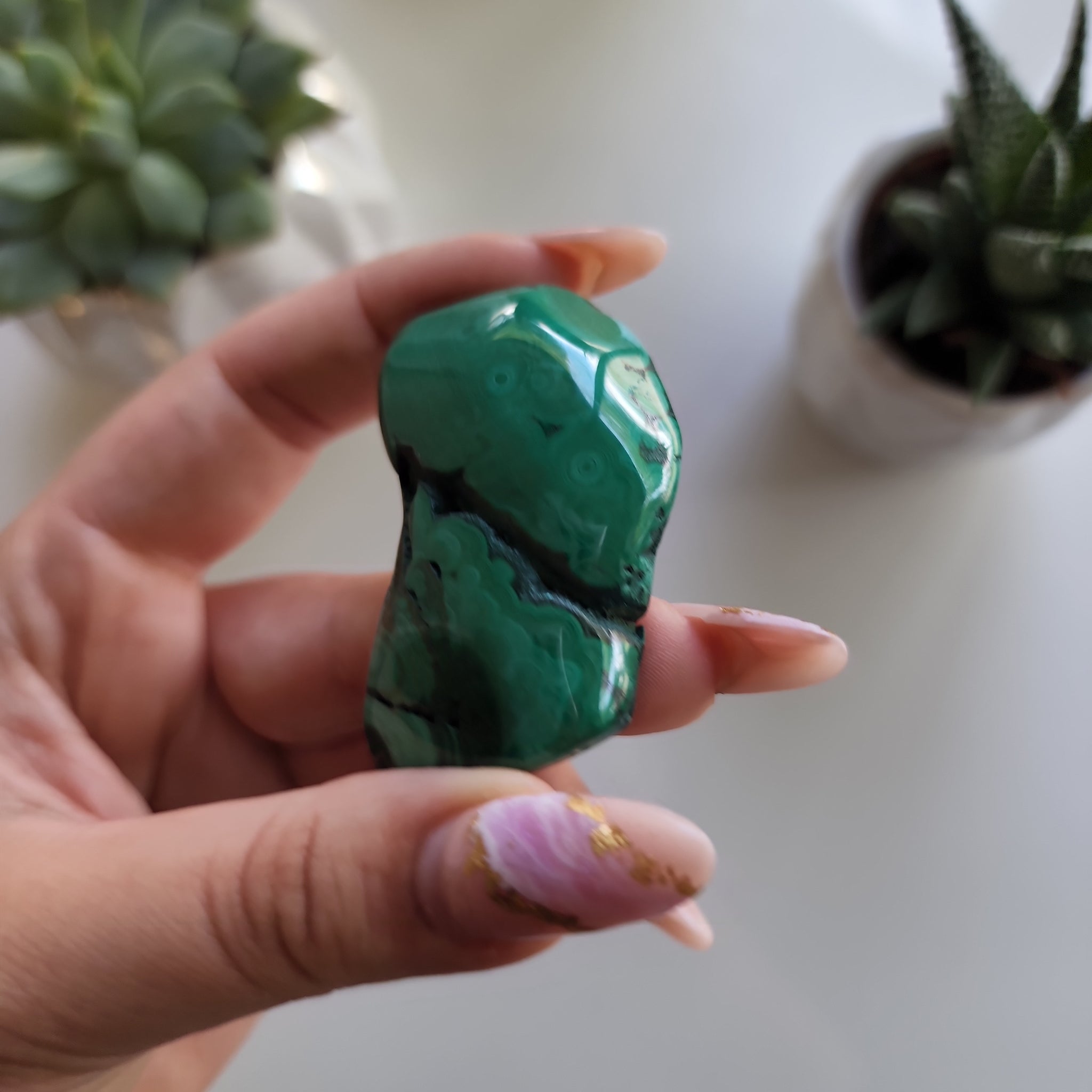 Polished Malachite - Style 8