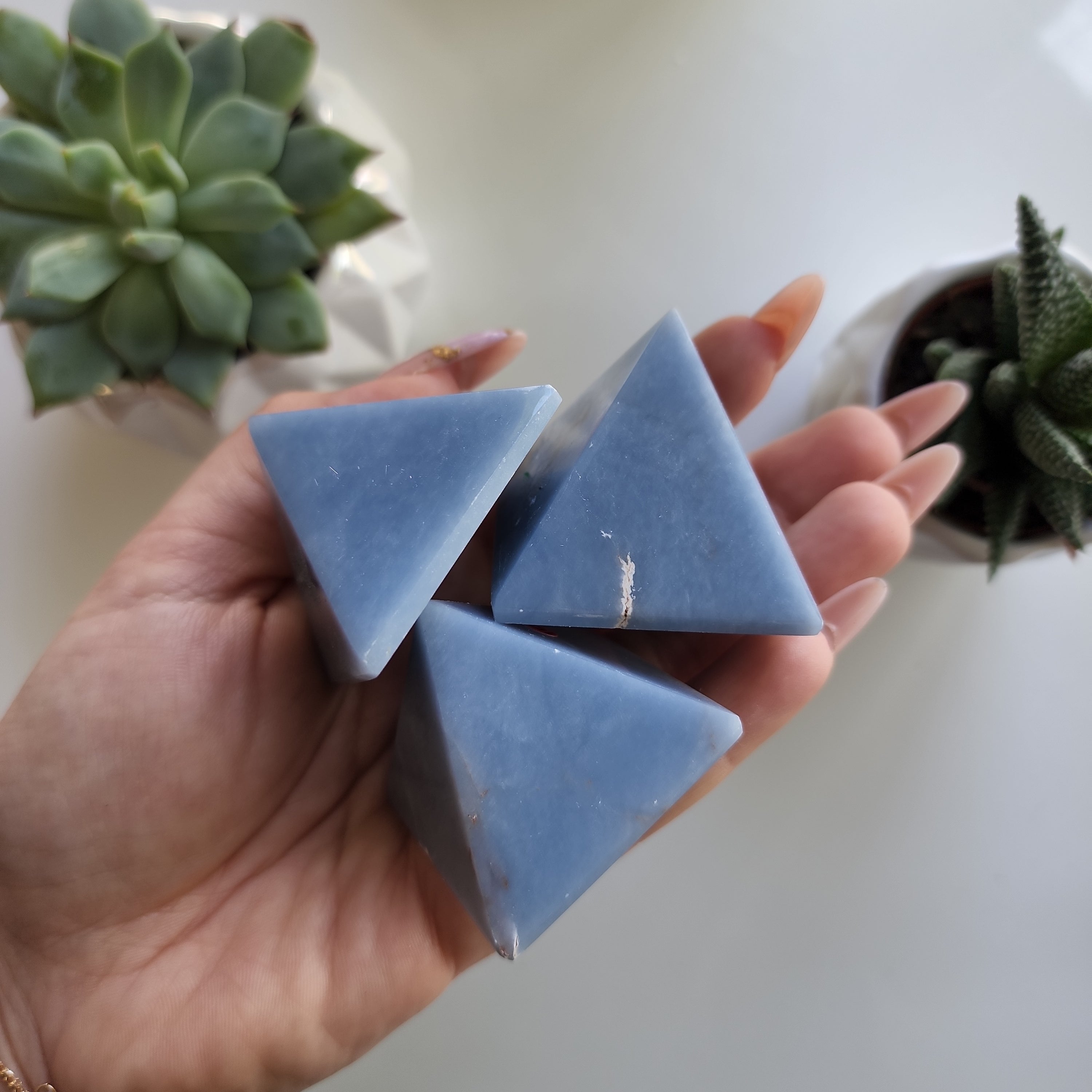 Angelite Pyramid