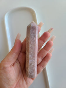 Pink Amethyst Wand - Style 9
