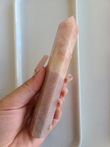Pink Amethyst Wand - Style 13