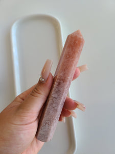Pink Amethyst Wand - Style 14