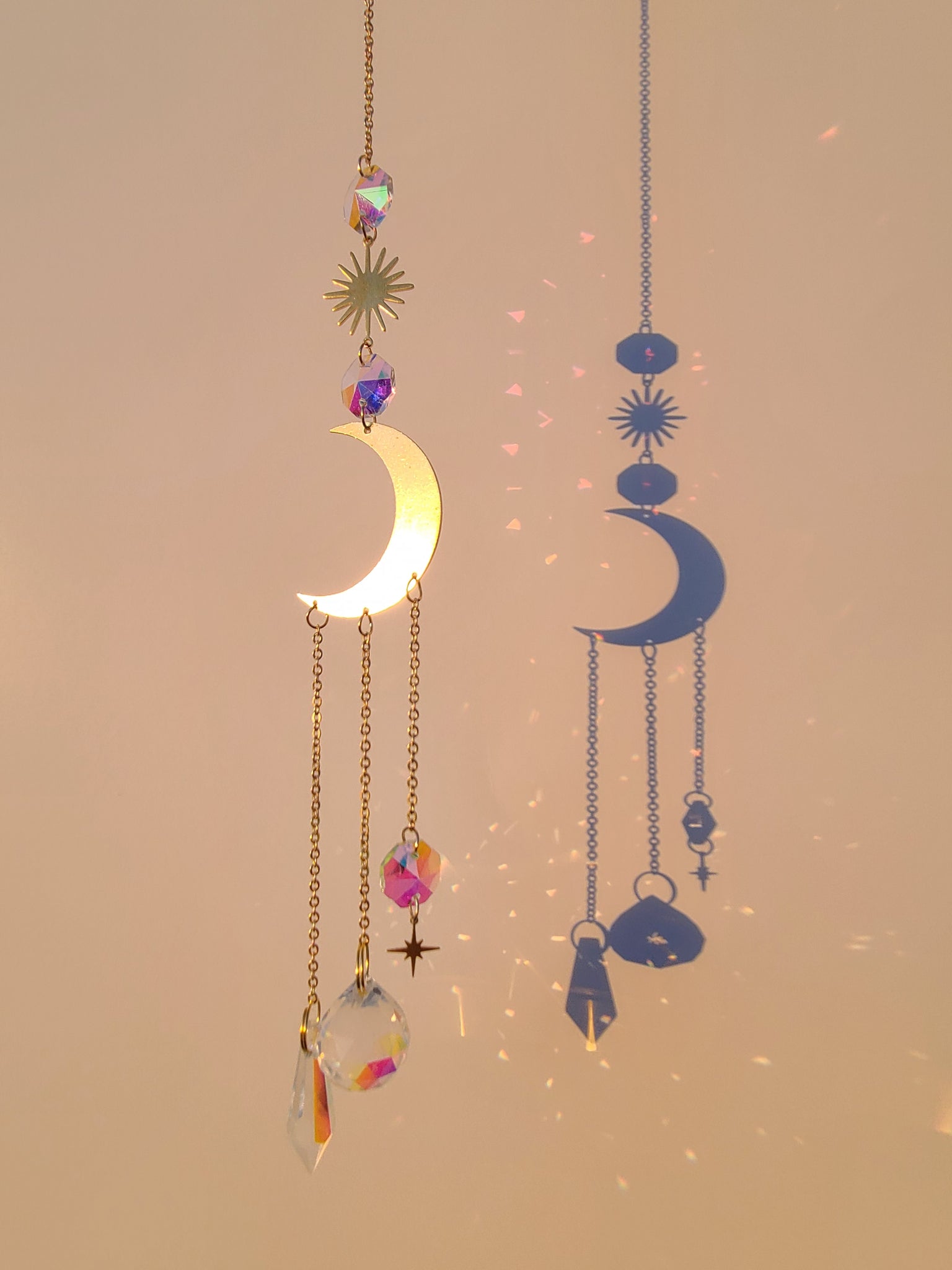 Twinkling Moon Suncatcher
