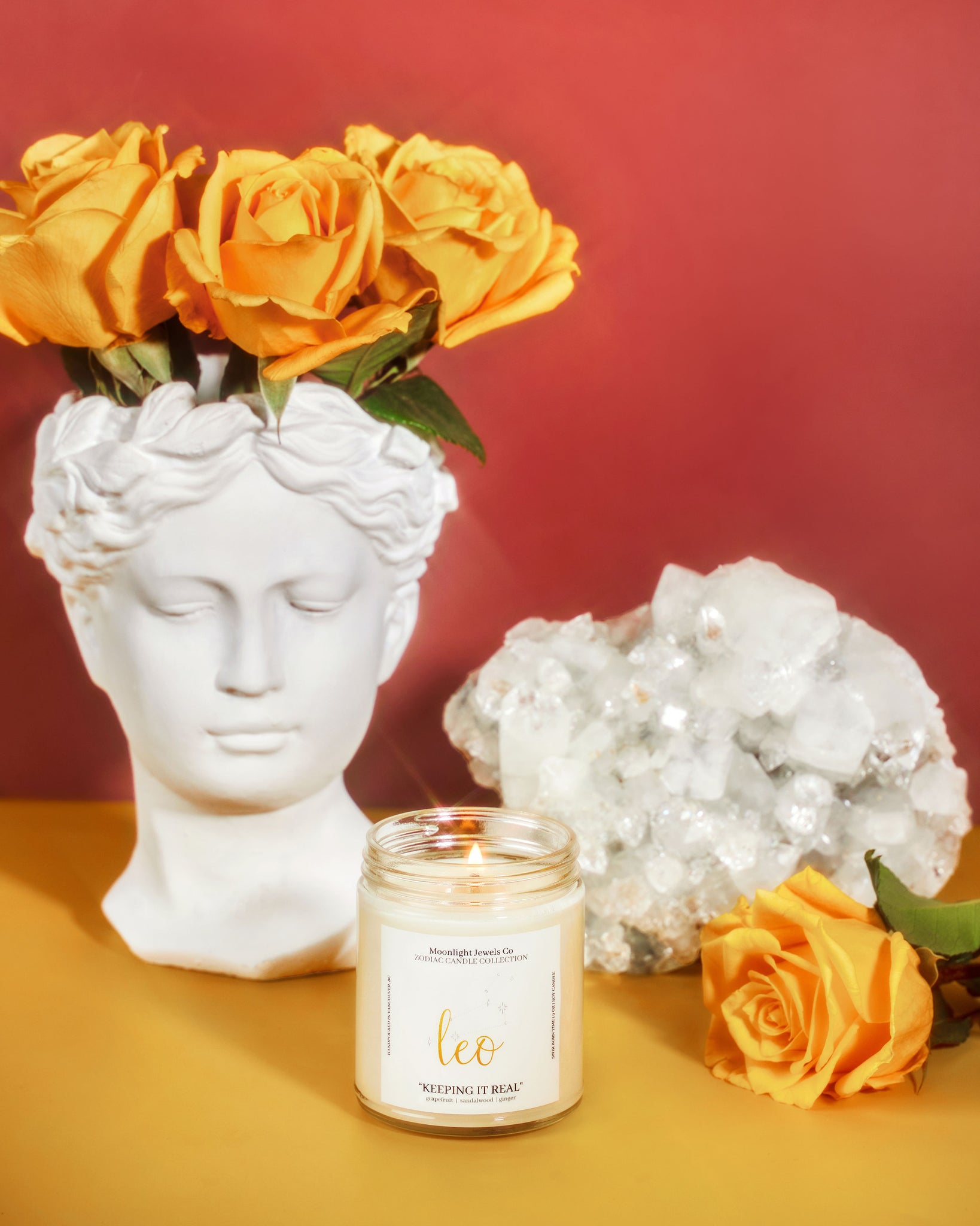 Leo "Keeping It Real" Zodiac Candle