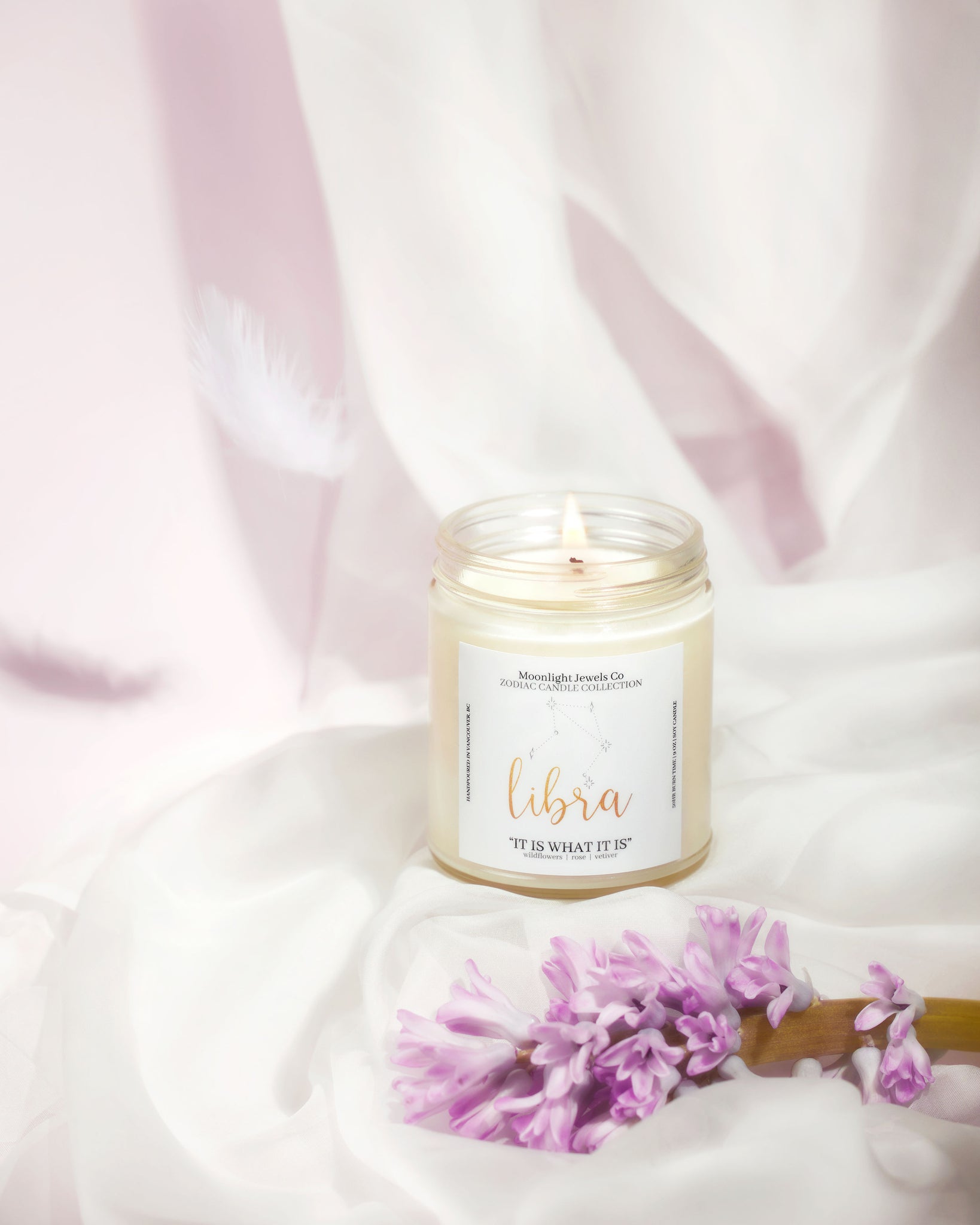Libra "It Is What It Is" Zodiac Candle