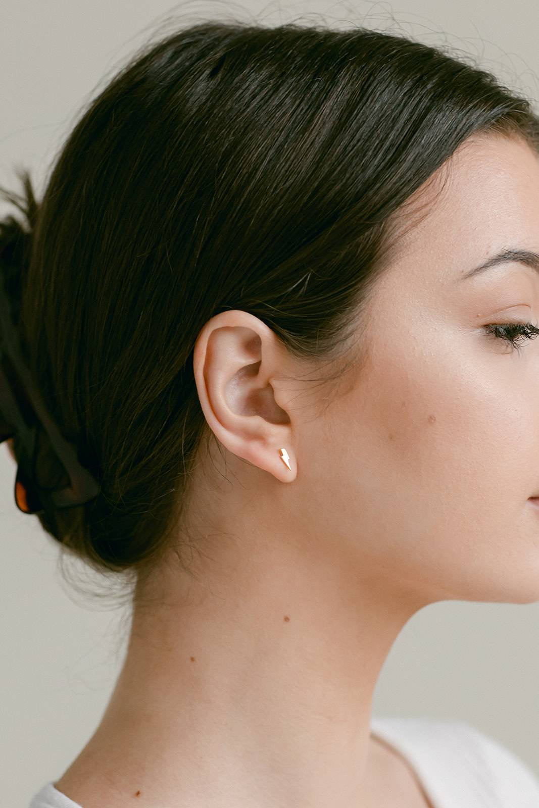 Dainty Lightning Bolt Studs | Fine Jewelry Collection