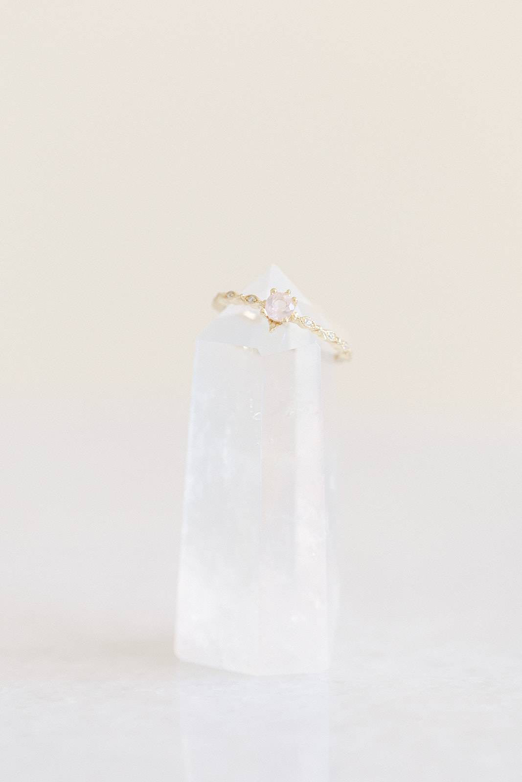 Rose Quartz Ring - Fine Jewelry Collection