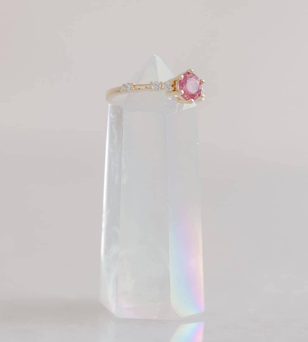 Pink Tourmaline Ring - Fine Jewelry Collection