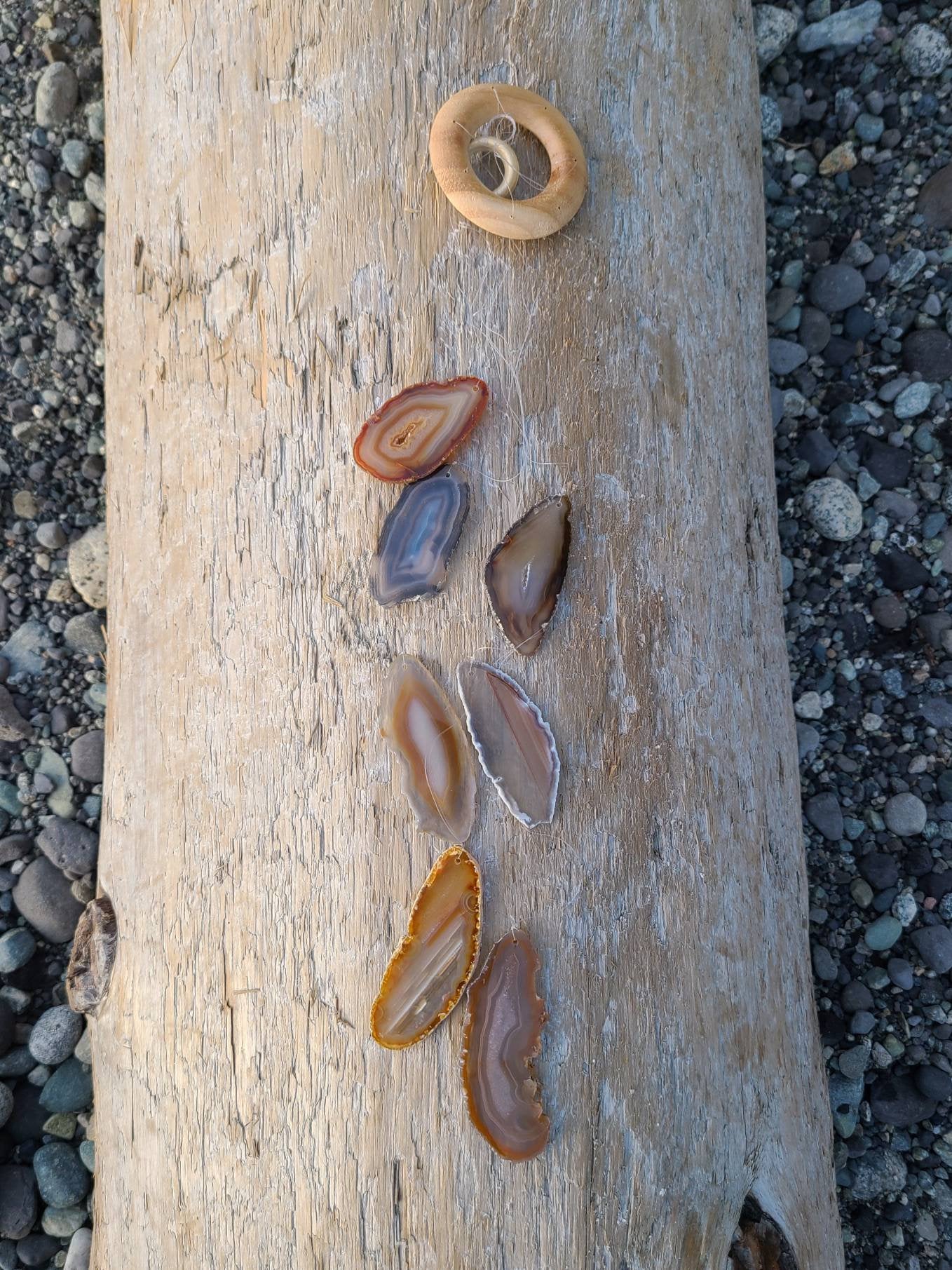 Natural Agate Wind Chime