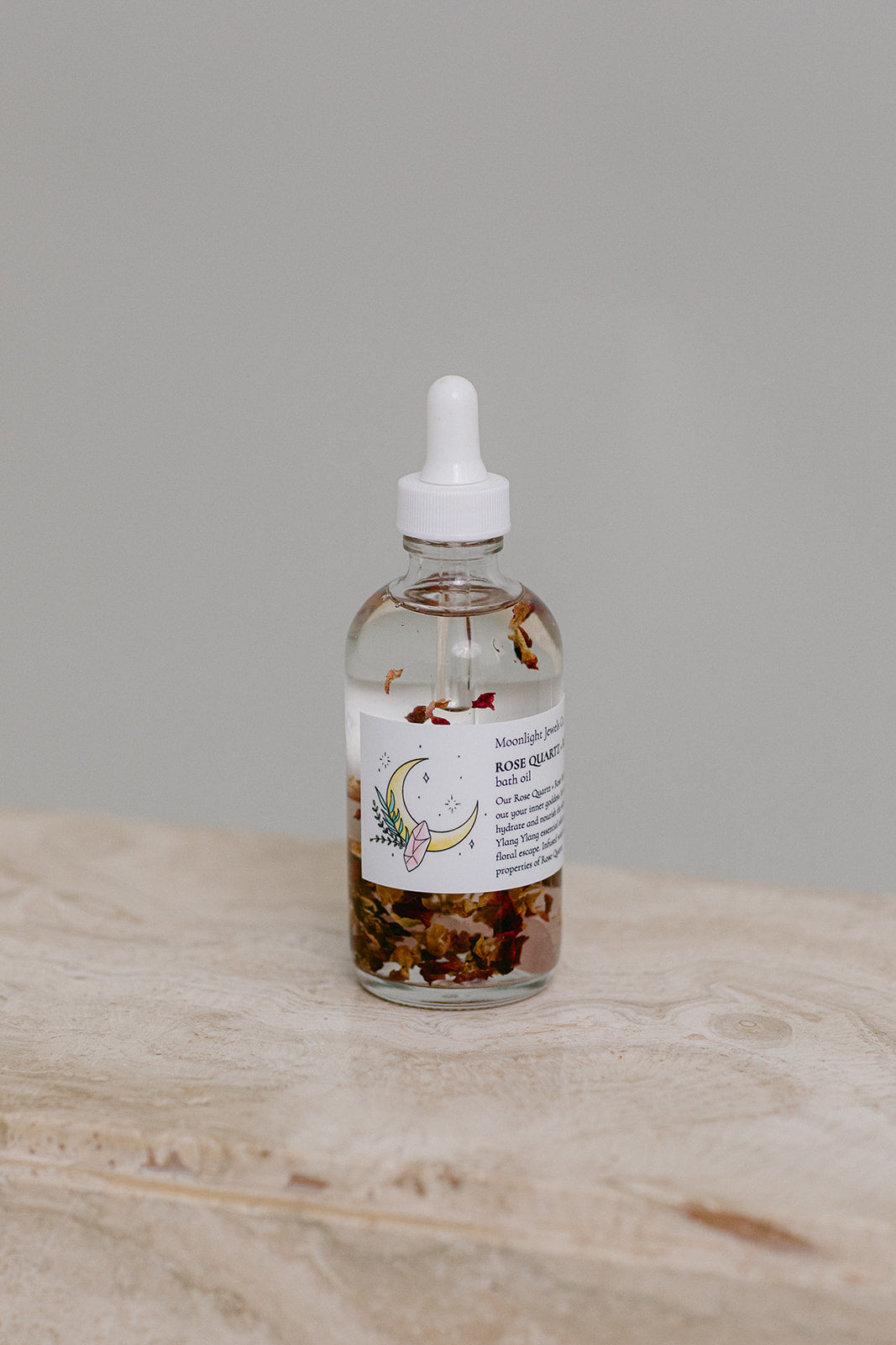 Rose Quartz + Rose Bath Oil